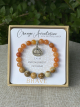 Orange Aventurine Inspirit Energy Bracelet - BRAVE Orange Aventurine Inspirit Energy Bracelet - BRAVE