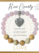 Rose Quartz Inspirit Energy Bracelet - LOVE