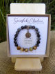 Snowflake Obsidian Inspirit Energy Bracelet - BALANCE Snowflake Obsidian Inspirit Energy Bracelet - BALANCE