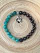 CAPRICORN Zodiac Bracelet - Turquoise/Garnet