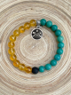 SAGITTARIUS Zodiac Bracelet - Citrine/Turquoise