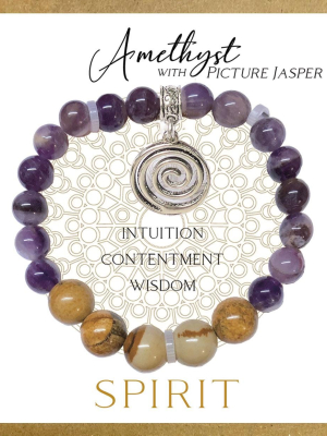 Amethyst Inspirit Energy Bracelet - SPIRIT Amethyst Inspirit Energy Bracelet - SPIRIT