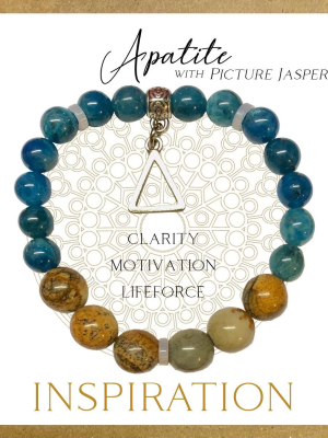 Apatite Inspirit Energy Bracelet - INSPIRATION Apatite Inspirit Energy Bracelet - INSPIRATION