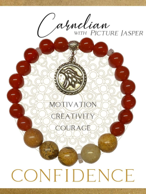 Carnelian Inspirit Energy Bracelet - CONFIDENCE