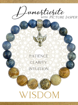 Dumortierite Inspirit Energy Bracelet - WISDOM