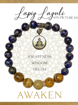 Lapis Lazuli Inspirit Energy Bracelet - AWAKEN Lapis Lazuli Inspirit Energy Bracelet - AWAKEN