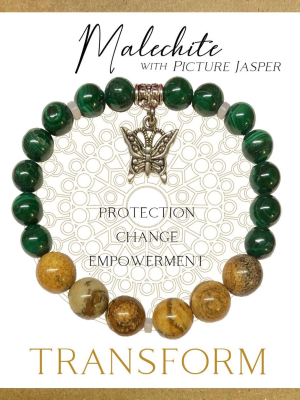 Malechite Inspirit Energy Bracelet - TRANSFORMATION