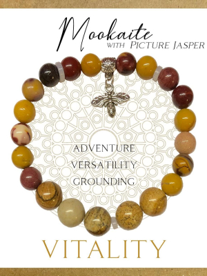 Mookaite Inspirit Energy Bracelet - VITALITY Mookaite Inspirit Energy Bracelet - VITALITY