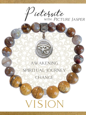 Pietersite Inspirit Energy Bracelet - VISION Pietersite Inspirit Energy Bracelet - VISION