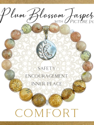 Plum Blossom Jasper Inspirit Energy Bracelet - COMFORT Plum Blossom Jasper Inspirit Energy Bracelet - COMFORT