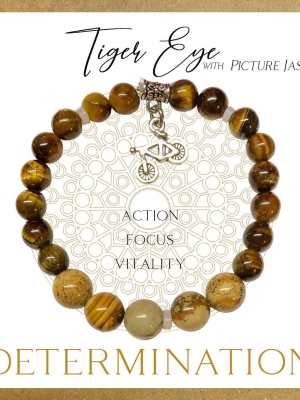 Tiger Eye Inspirit Energy Bracelet - DETERMINATION